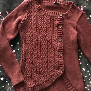Rust Orange Winter Sweater